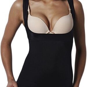 Nancy Ganz Wyob Shaping Cami Camisole Tank Top Shapewear Size LARGE in Nude